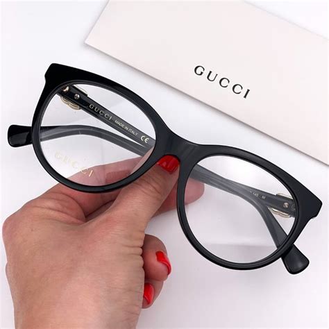 Gucci GG1074O 004 Eyeglasses in Shiny Black